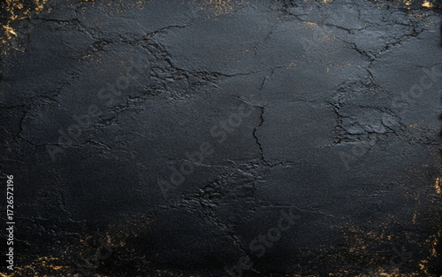 Black texture dark slate background. Stone concrete surface. 