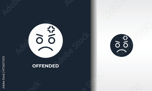 Offended Vector, Icon Or Logo Sign Isolated Symbol Illustration