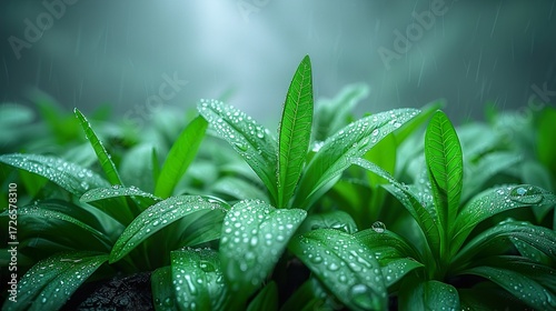 Green world paper cutout style with copy space for Earth Day and Environment Day concept