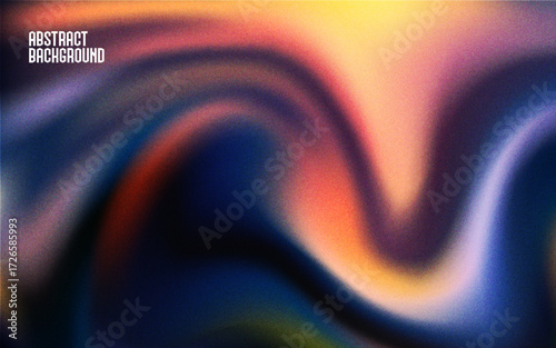 Colorful Abstract Grain Background with Vibrant Gradient