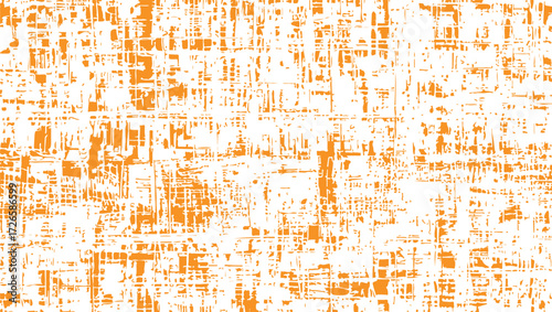 Grunge Urban Vector abstract grunge texture with large and small coarse grains. Grange letterpress background. Stencil inky paint borders. Grunge Seamless Crosshatch Fabric Texture
