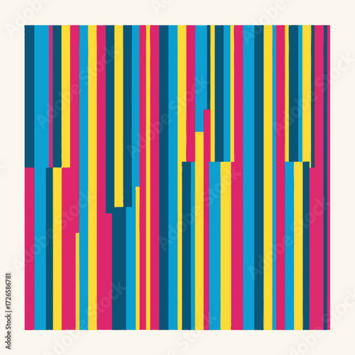 Abstract vector design with modern geometric grid layout, clean artistic style, great for digital and print backgrounds.