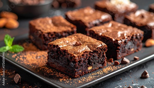 Chocolate Brownies detailed and vibrant artwork full of creative elements.