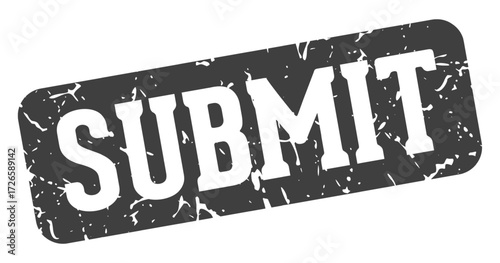 submit rectangular sign. submit stamp