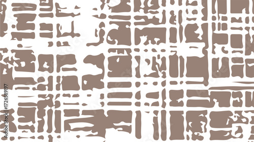 Grunge Urban Vector abstract grunge texture with large and small coarse grains. Grange letterpress background. Stencil inky paint borders. Grunge Seamless Crosshatch Fabric Texture
