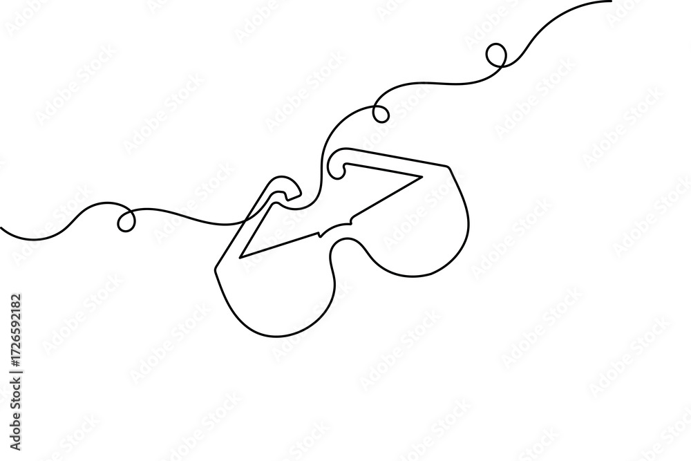 Obraz premium Sunglasses continuous one line art minimalist outline vector isolated modern fashion illustration design 