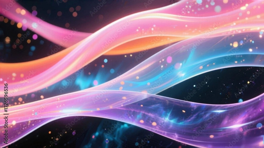 Fototapeta premium 光 ライン カラフル