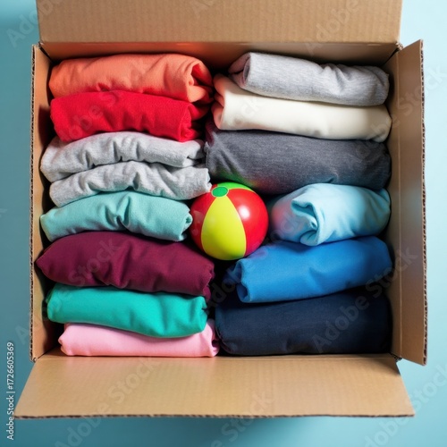 Colorful Capsule: donation of clothes and toys