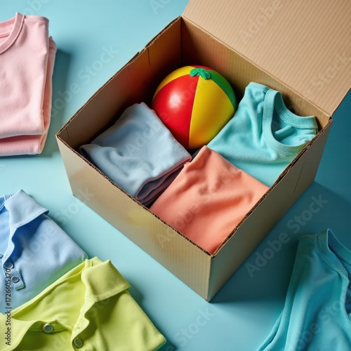 donation of clothes and toys