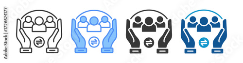Inclusion Icon Set Multiple Style Collection