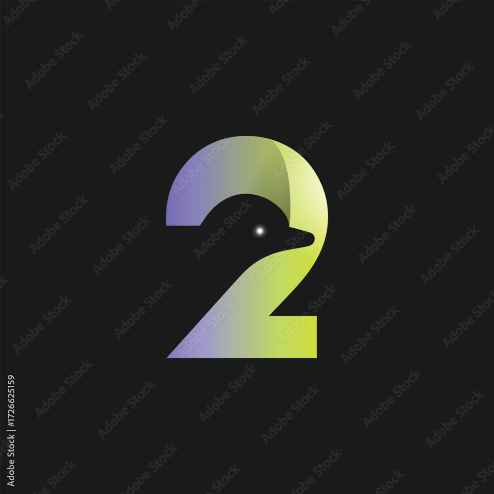 Obraz premium Technology abstract Logo design vector icon