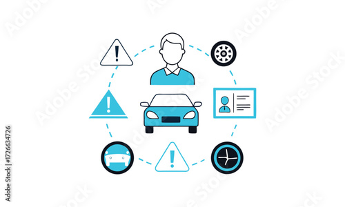 Traffic Rules Awareness Illustration