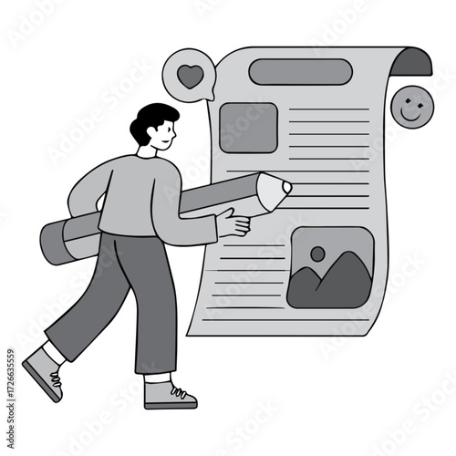 Content Creation Concept