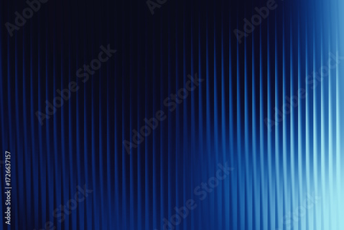 Abstract blue gradient pattern with vertical textured lines and pixelated geometric shapes