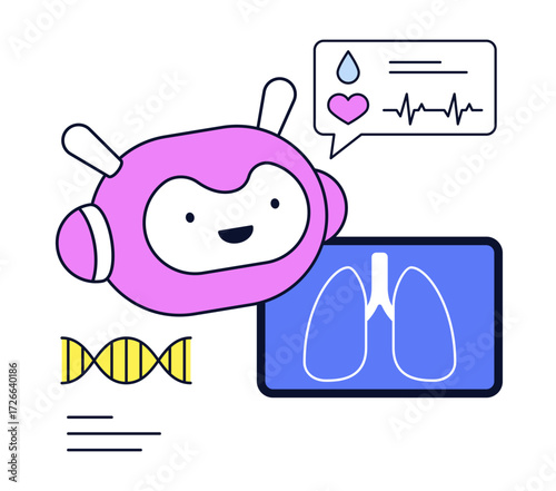 AI assistant analyzing health indicators