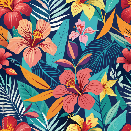 Floral Tropical Pattern