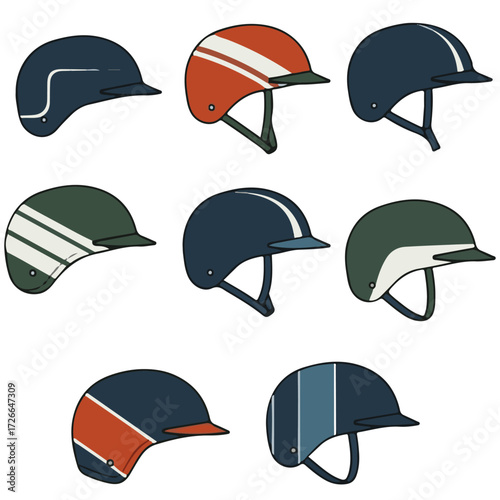 Vintage Equestrian & Horse Riding Helmet Designs: Retro Style & Classic Colors