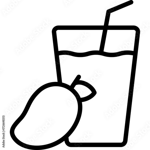 lassi line art