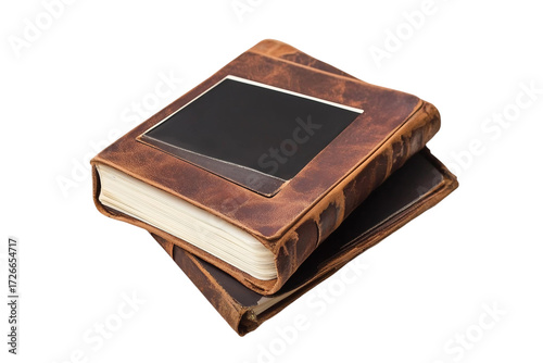 Retro Polaroid Photo Album Isolated on transparent background