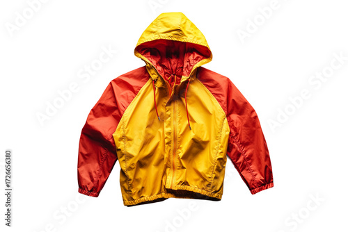 Modern Rain Jacket Isolated on transparent background