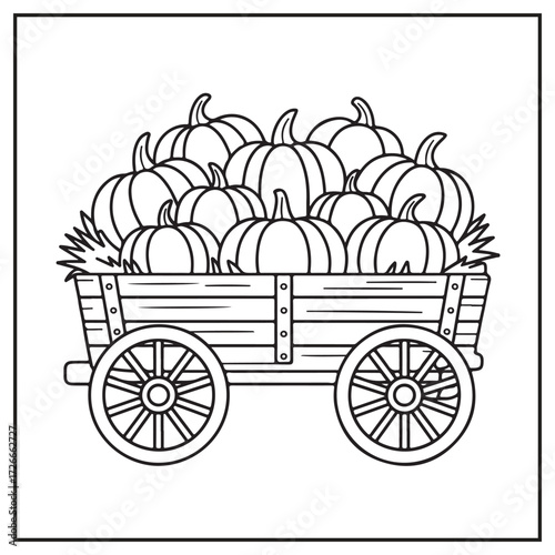 Vintage Halloween Coloring Pages