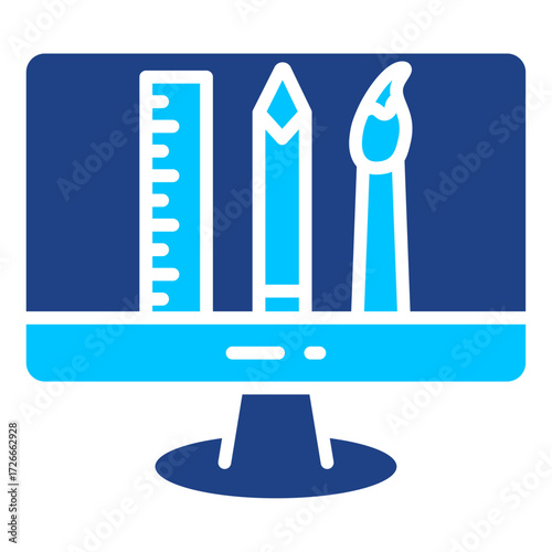 Computer Simple Vector Icon Collection