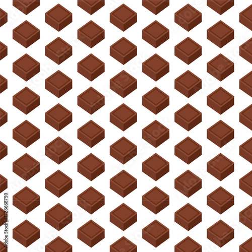 Black chocolate pattern sweet dessert vector design