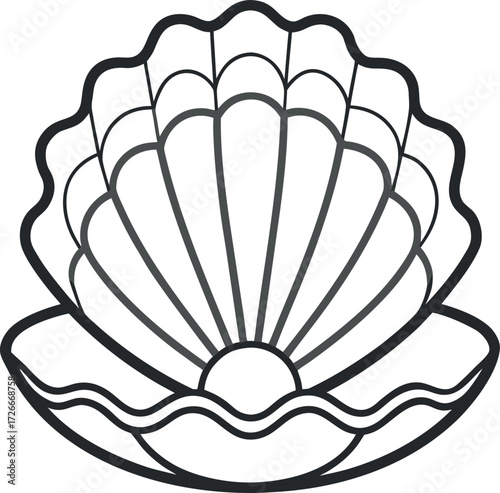 The Beautiful Seashell Holds a Pearl Inside Waiting to Be Discovered