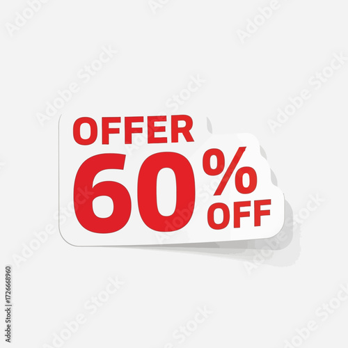 Red sale banner with the text "SALE" and "70% OFF" for promotional purposes.