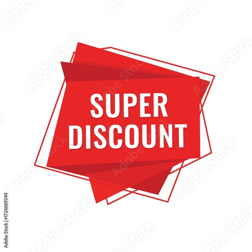 Red sale banner with the text "SALE" and "70% OFF" for promotional purposes.