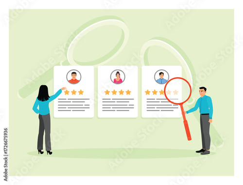 Performance management employee evaluation review.