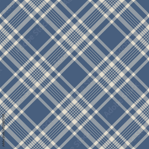 Checkered design for prints. Seamless light blue color check pattern.Repeating patern plaid.  Repeated tartan fabric.Ekose texture. Madras flannel.Vector scottish fabriс.Checker line.Stripe gingham