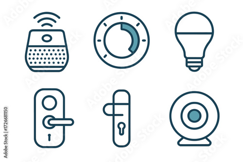 Smart home automation devices, security systems, and internet of things technology for modern connected living