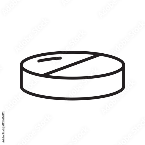 Editable Tablet Line Icon