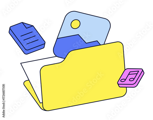 Folder Containing Multimedia File Types