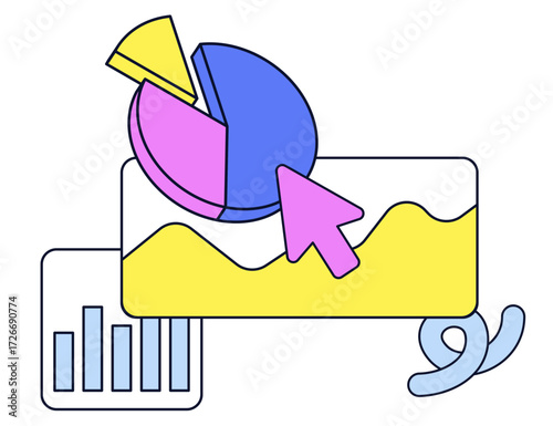 Graphs and pie chart, Analytics, Working with data