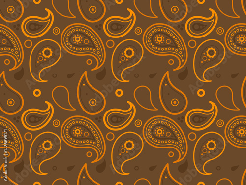 Seamless artistic of motif elegance. Effortless cool to elegant repeat. Royalty design at romance color.