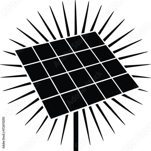 Black and white abstract background with geometric pattern and musical texture