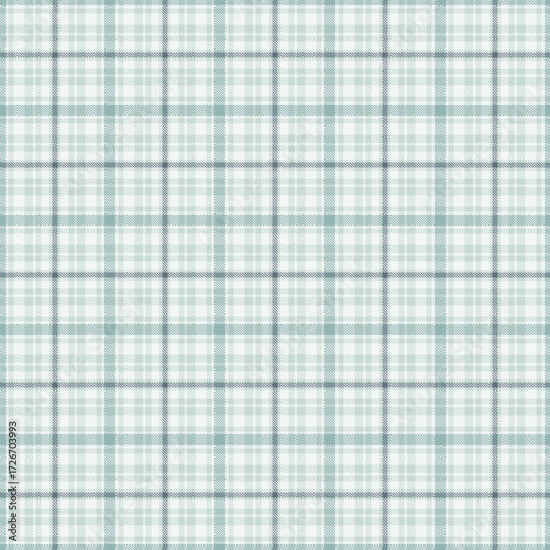 Classic plaid pattern in soft, muted tones. Versatile textile design ideal for backgrounds, crafts, fashion, and design projects needing a subtle, timeless texture.