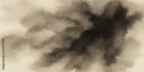 Dark stormy clouds in the sky