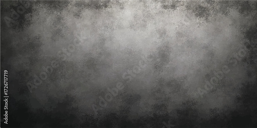 Dark grunge metal textured background with vintage wall pattern