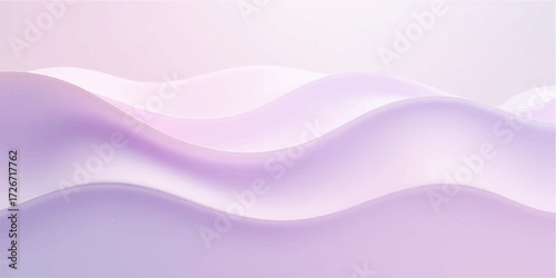 Abstract pink wavy silk background with smooth flowing texture