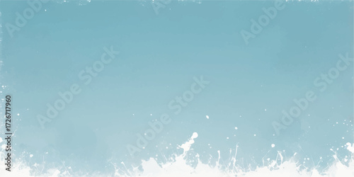 Blue grunge background with sky clouds and bright daylight