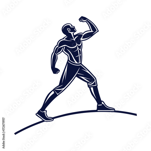 Modern Gym and Fitness Logo Design