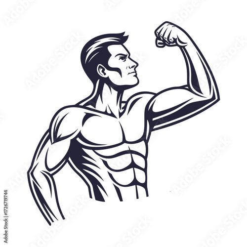 Modern Gym and Fitness Logo Design