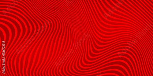 Abstract background of wavy lines in red colors. abstract red background. red wavy line.
