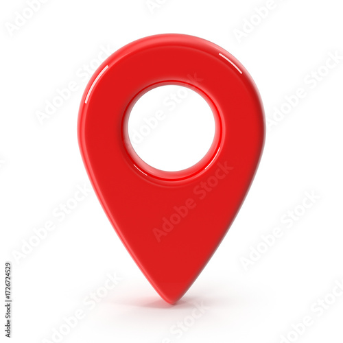 Free Download Red location marker icon - GFXLoad