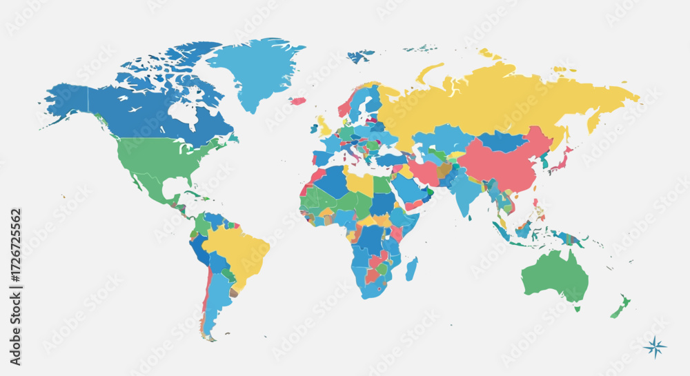 Fototapeta premium world map
