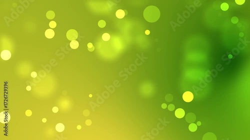 Emerald green and yellow hues with blurred circles. Perfect for backgrounds, overlays, or festivethemed designs with a modern touch.
