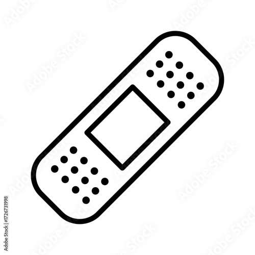 Bandage Icon – First Aid and Medical Treatment Symbol